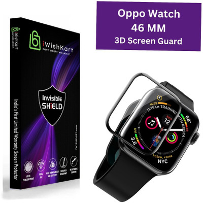 iWishKart Edge To Edge Screen Guard for Oppo Watch 46 MM, 46mm / 1.91-inch, With 3D Curved Edges ( smartwatch NOT included )(Pack of 1)