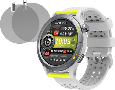 YCHROZE Edge To Edge Screen Guard for Amazfit Cheetah(Pack of 2)