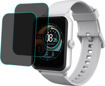 ejzatex Edge To Edge Screen Guard for NOISE COLORFIT ICON 2 VISTA SMARTWATCH(Pack of 2)