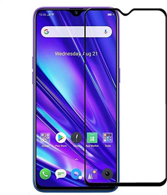 HQ Protection Edge To Edge Tempered Glass for REALME 5 PRO Black FLIPKART RECOMMENDED High Quality Heavy Duty KING KONG GORILLA GLASS (Pack of 1)(Pack of 1)