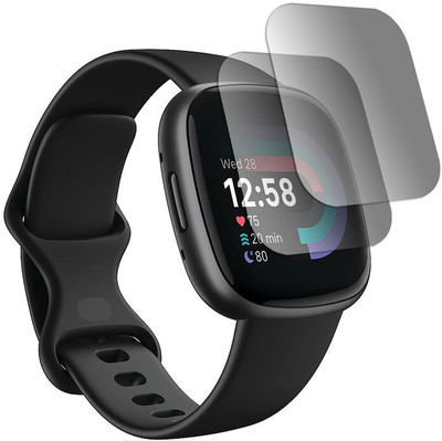 YCHROZE Edge To Edge Screen Guard for Fitbit Versa 4(Pack of 2)