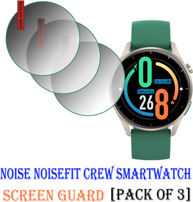 EJZATI Edge To Edge Screen Guard for NOISE NOISEFIT CREW SMARTWATCH(Pack of 3)