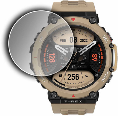 YCHROZE Edge To Edge Screen Guard for AMAZFIT T REX 2 1.39(Pack of 1)