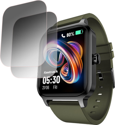 ejzatex Edge To Edge Screen Guard for FASTRACK REVOLTT FS1 PRO SMARTWATCH(Pack of 2)