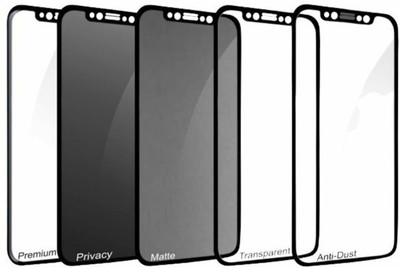 EXISITERS Edge To Edge Tempered Glass for Iphone 11(Pack of 5)