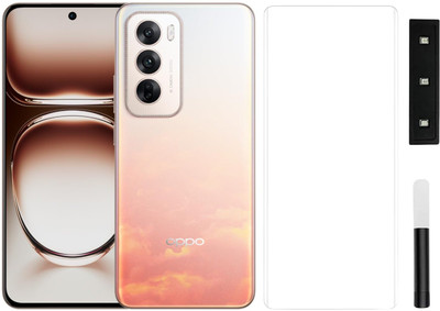 crixus Edge To Edge Tempered Glass for Oppo Reno12(Pack of 1)