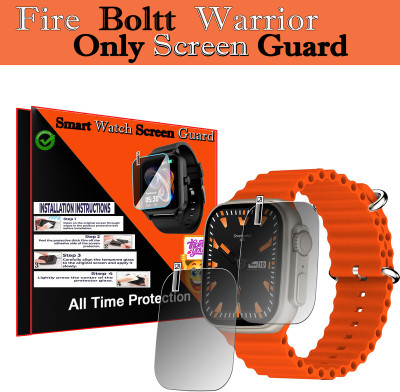 daffin Edge To Edge Screen Guard for Fire-Boltt Warrior(Pack of 2)