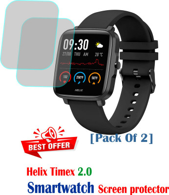 RapTag Edge To Edge Screen Guard for No 1:- Helix Timex Helix 2.0(Pack of 2)