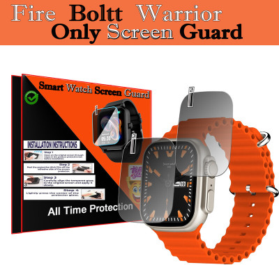 daffin Edge To Edge Screen Guard for Fire-Boltt Warrior(Pack of 2)
