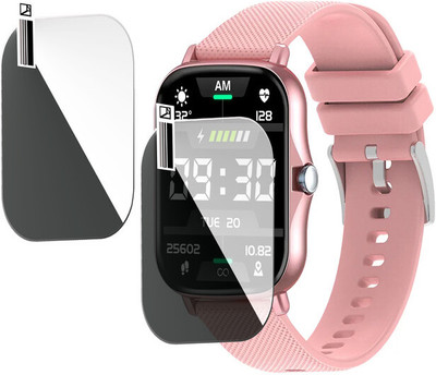 HIDEOUS Edge To Edge Screen Guard for pTron Pulsefit F21 Plus(Pack of 2)