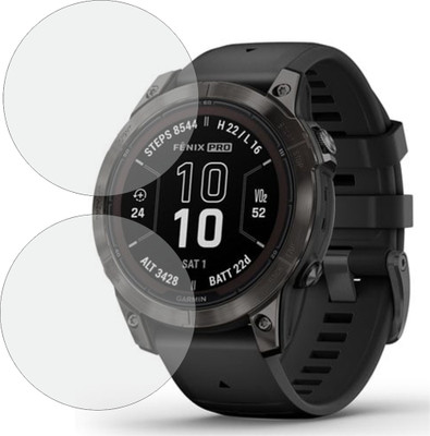 TELTREK Edge To Edge Screen Guard for Garmin Fenix 7X Pro Sapphire Solar 51mm(Pack of 2)