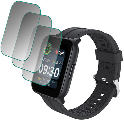 YCHROZE Edge To Edge Screen Guard for Realme TechLife Watch SZ100(Pack of 3)