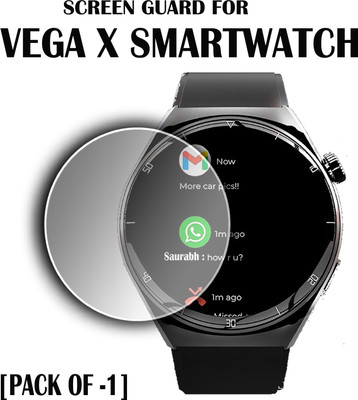 EJZATI Edge To Edge Screen Guard for BEATXP VEGA X SMARTWATCH(Pack of 1)