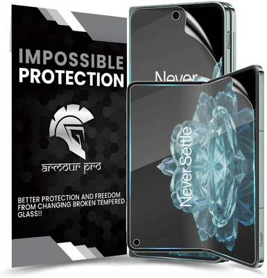 ArmourPro Edge To Edge Screen Guard for OnePlus OPEN, 4 Layer Unbreakable Membrane(Pack of 2)