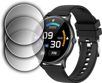 ejzatex Edge To Edge Screen Guard for FIRE BOLTT NINJA TALK SMARTWATCH(Pack of 3)