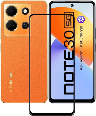 SmartLike Edge To Edge Tempered Glass for Infinix Note 30 5G(Pack of 1)