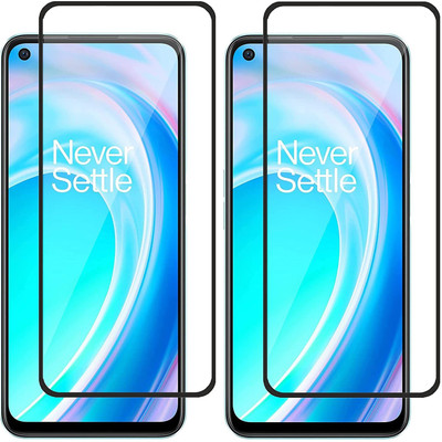 Vesno Edge To Edge Screen Guard for ONEPLUS NORD CE 2 LITE 5G, 11D Screen Tempered Glass Scree Guard, With Glossy Finish(Pack of 2)