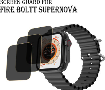 EJZATI Edge To Edge Screen Guard for FIRE BOLTT SUPERNOVA SMARTWATCH(Pack of 3)