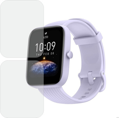 TELTREK Edge To Edge Screen Guard for AMAZFIT BIP 3(Pack of 2)