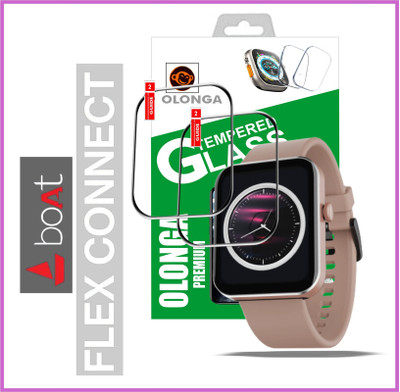 KANCHA Edge To Edge Screen Guard for BOAT WATCH FLEX CONNECT NEW LAUNCHED(Pack of 2)