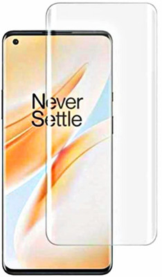 ankSONline Edge To Edge Screen Guard for OnePlus 8, Full Curved UV(Pack of 1)