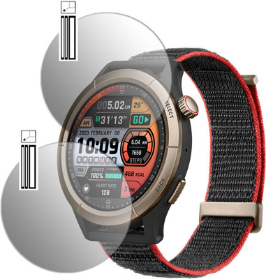 DOUMOF Edge To Edge Screen Guard for Amazfit Cheetah Pro SMARTWATCH(Pack of 2)