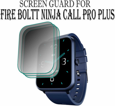 hirdesh Edge To Edge Screen Guard for Fire-Boltt Ninja Call Pro Plus 1.83(Pack of 3)