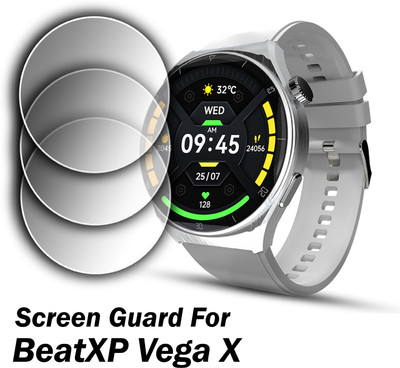 EJZATI Edge To Edge Screen Guard for BEATXP VEGA X SMARTWATCH(Pack of 3)