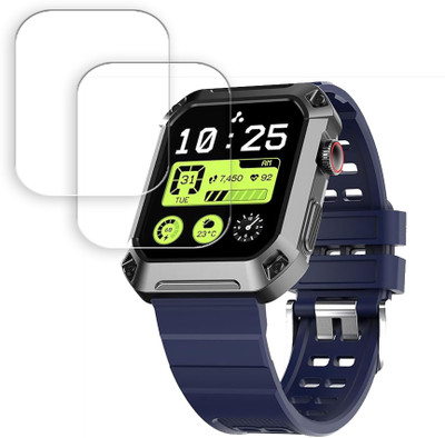 ARBAN Edge To Edge Tempered Glass for Ambrane 1.85 inch Uni Pair SMARTWATCH SCREEN GUARD(Pack of 2)