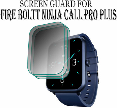 hirdesh Edge To Edge Screen Guard for Fire-Boltt Ninja Call Pro Plus 1.83(Pack of 3)