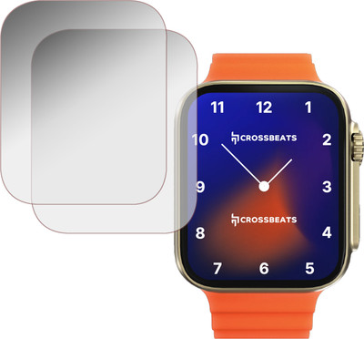 EJZATI Edge To Edge Screen Guard for CROSSBEATS IGNITE SURGE SMARTWATCH SCREEN GUARD(Pack of 2)