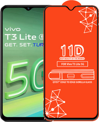 Qyist Edge To Edge Screen Guard for Vivo T3 Lite 5G(Pack of 1)