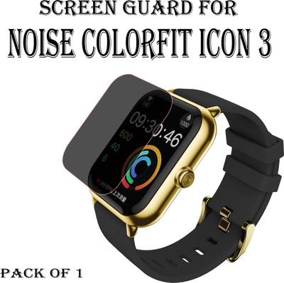 ejzatex Edge To Edge Screen Guard for NOISE COLORFIT ICON 3 SMARTWATCH(Pack of 1)