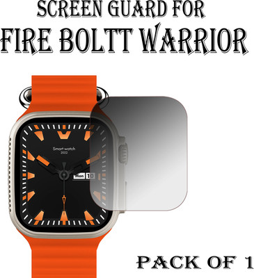EJZATI Edge To Edge Screen Guard for FIRE BOLTT WARRIOR SMARTWATCH(Pack of 1)