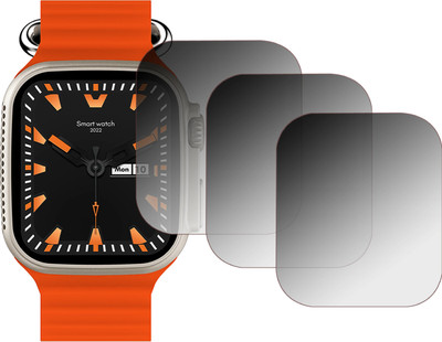 EJZATI Edge To Edge Screen Guard for FIRE BOLTT WARRIOR SMARTWATCH(Pack of 3)
