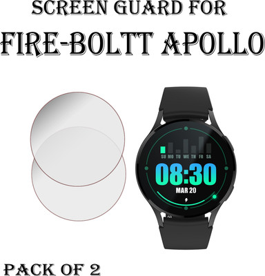 EJZATI Edge To Edge Screen Guard for FIRE BOLTT TALK 3 SMARTWATCH(Pack of 2)