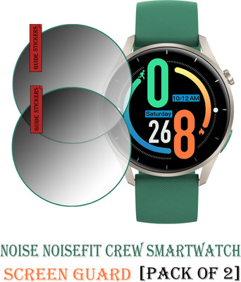 EJZATI Edge To Edge Screen Guard for NOISE NOISEFIT CREW SMARTWATCH(Pack of 2)