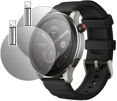 YCHROZE Edge To Edge Screen Guard for AMAZFIT GTR 4(Pack of 2)