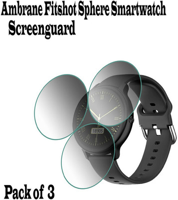 EZGER Edge To Edge Screen Guard for ambrane fitshot sphere(Pack of 3)