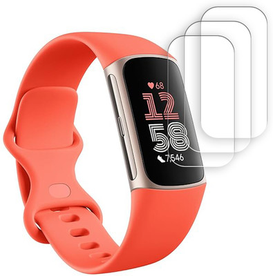 SOMTONE Edge To Edge Screen Guard for Fitbit Charge 6 smartwatch SMARTWATCH SCREEN GUARD(Pack of 3)