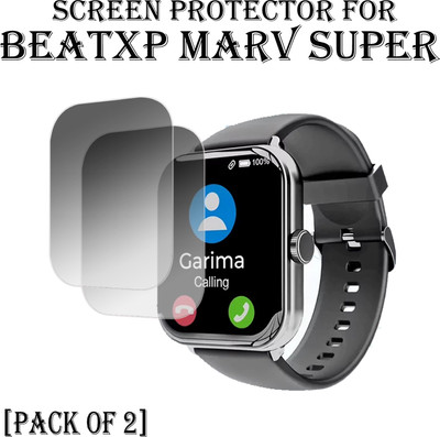 EJZATI Edge To Edge Screen Guard for BEATXP MARV SUPER SMARTWATCH(Pack of 2)
