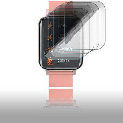 Enlinea Edge To Edge Screen Guard for AQFIT W6(Pack of 5)