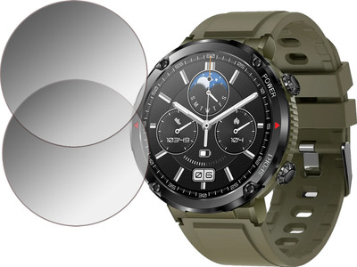 EJZATI Edge To Edge Screen Guard for FIRE BOLTT SPHERE SMARTWATCH(Pack of 2)