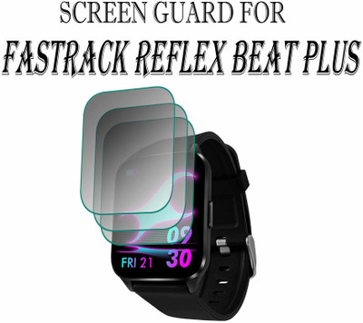 YCHROZE Edge To Edge Screen Guard for Fastrack Reflex Beat+ 1.69(Pack of 3)