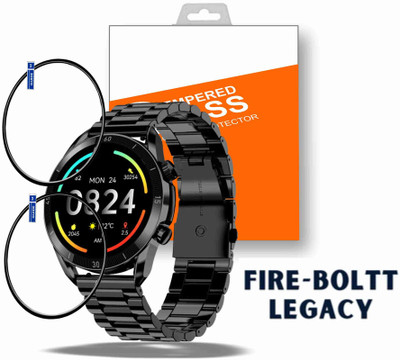 KANCHA Edge To Edge Screen Guard for FIRE BOLTT LEGACY SMARTWATCH(Pack of 2)