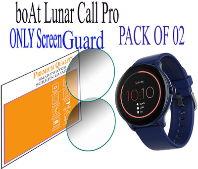 daffin Edge To Edge Screen Guard for boAt Lunar Call Pro(Pack of 2)