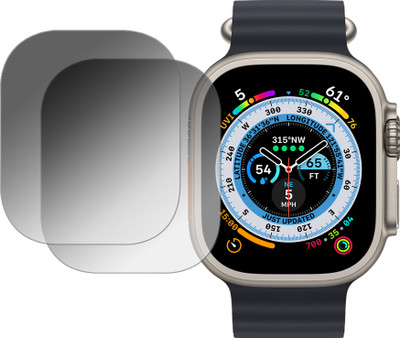EJZATI Edge To Edge Screen Guard for APPLE WATCH ULTRA SMARTWATCH SCREEN GUARD(Pack of 2)