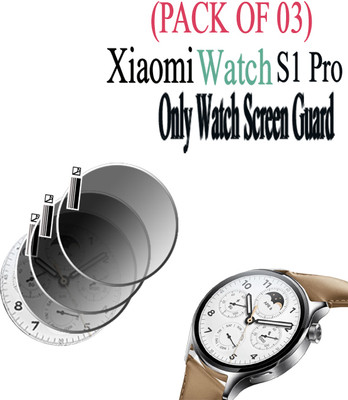 daffin Edge To Edge Screen Guard for Xiaomi Watch S1 Pro(Pack of 3)