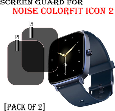 EJZATI Edge To Edge Screen Guard for NOISE COLORFIT ICON 2 SMARTWATCH(Pack of 2)