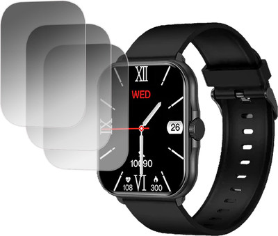 EJZATI Edge To Edge Screen Guard for FIRE BOLTT ETERNO SMARTWATCH(Pack of 3)